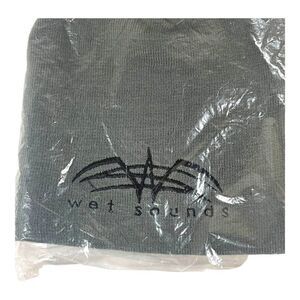 Wet Sounds Gray Beanie Black Logo Advertising Promo RARE Fishing Boating Sports